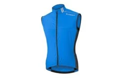 Coupe-vent Superlight Podium SM -Magasin D'Équipement De Vélo Professionnel 2016 Giant Superlight Mens Cycling Wind Vest Blue Frontcopy