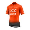 Maillot MC Team CCC Replica -Magasin D'Équipement De Vélo Professionnel 2020 CCC TEAM REPLICA SS JERSEY ORANGE FRONT