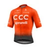 Maillot MC Team CCC Etxeondo 1 Maillot MC Team CCC Etxeondo -Magasin D'Équipement De Vélo Professionnel 2020 CCC TEAM TIER 2 SS JERSEY ORANGE FRONT