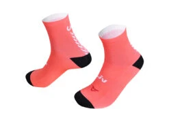 Chaussettes Liv Custom 12 Chaussettes Liv Custom -Magasin D'Équipement De Vélo Professionnel CustomSocks Coral Front