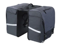 Panier Double E-bike -Magasin D'Équipement De Vélo Professionnel GIANT PANNIER BAG BIG SIZE WITH MIK SYSTEM Black 1