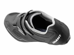 Chaussures Bolt 8 Chaussures Bolt -Magasin D'Équipement De Vélo Professionnel GIANT BOLT ROAD SHOE BLACK SILVER ANGLE