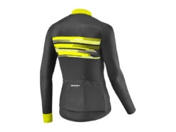 Maillot ML Rival -Magasin D'Équipement De Vélo Professionnel RIVAL LS JERSEY BALCK YELLOW REAR 02